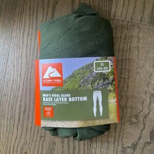 NWT Ozark Trail Men's Wool Blend Thermal Bottoms Base Layer Pants XL (40-42)